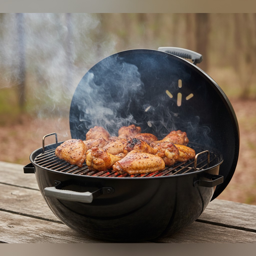 Ailes de Poulet Fumées au Barbecue : Croustillantes et Juteuses