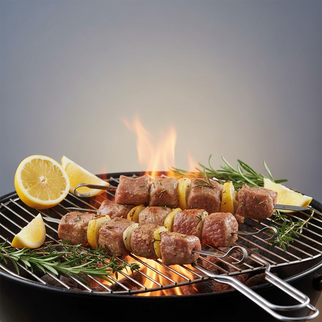 Brochettes d'Agneau aux Herbes Méditerranéennes : Recette Barbecue Fondante