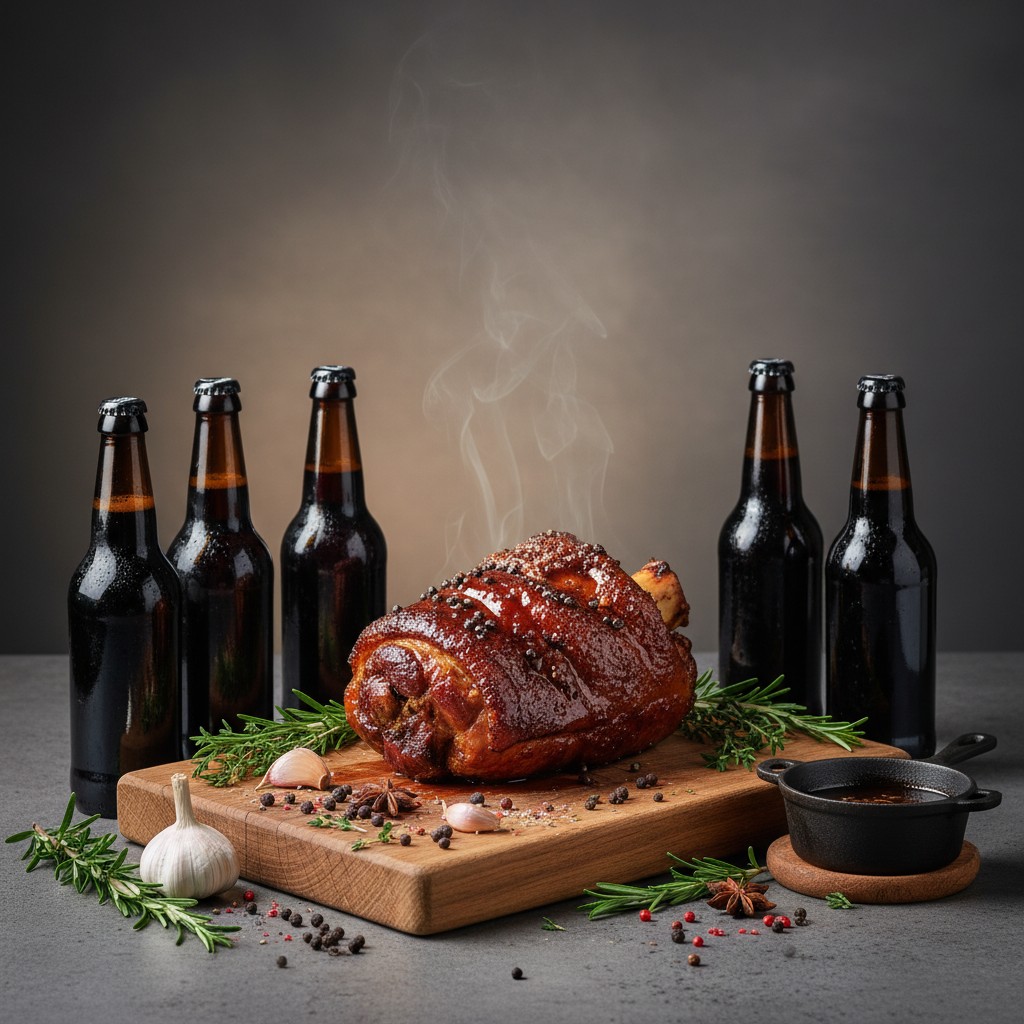 Jarret de Porc Fumé à la Bière Brune : La Recette Low & Slow Ultime
