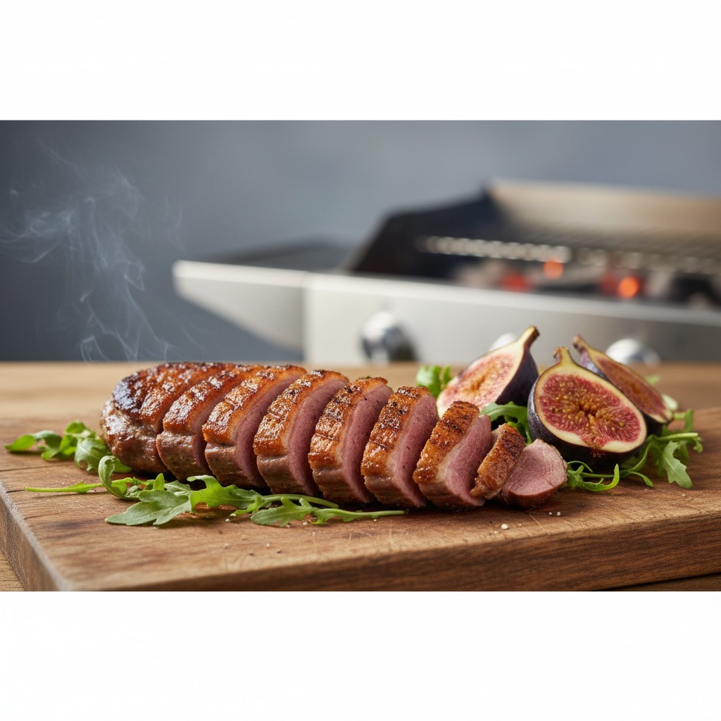 Magret de Canard au Barbecue : Cuisson Parfaite et Peau Croustillante