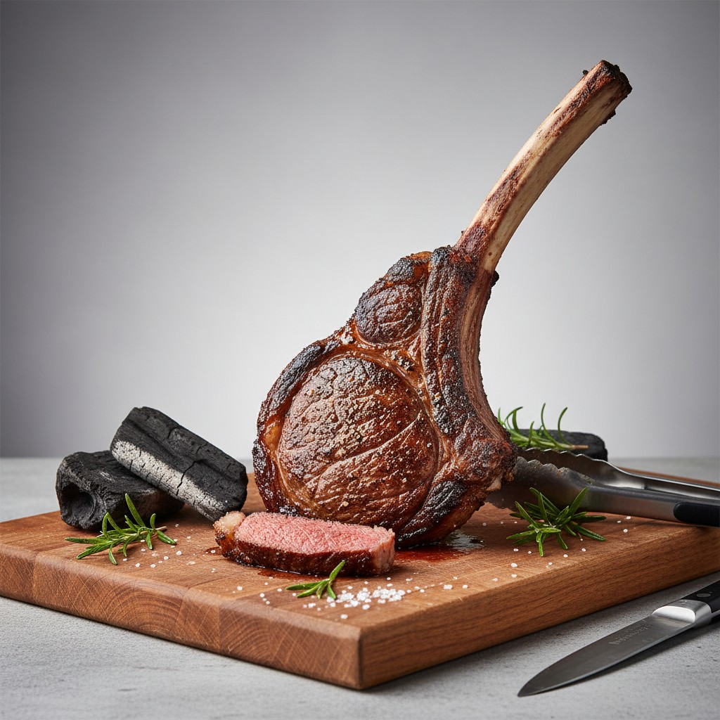 Tomahawk Steak au Barbecue : Maîtrisez le Reverse Sear